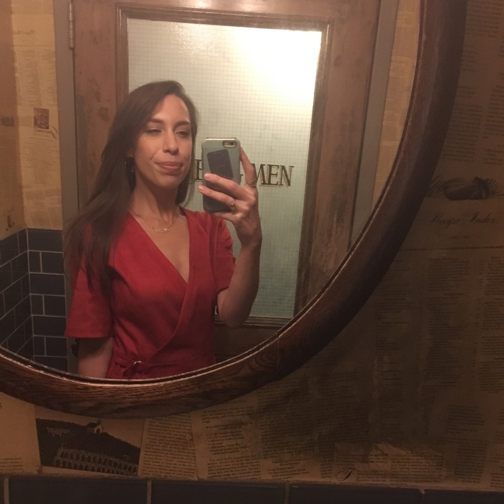 Sexy Suede deep cute wrap Dress